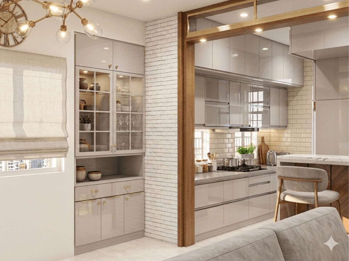 Wardrobe and bedroom interior design in Bangalore by VTC Interiorr