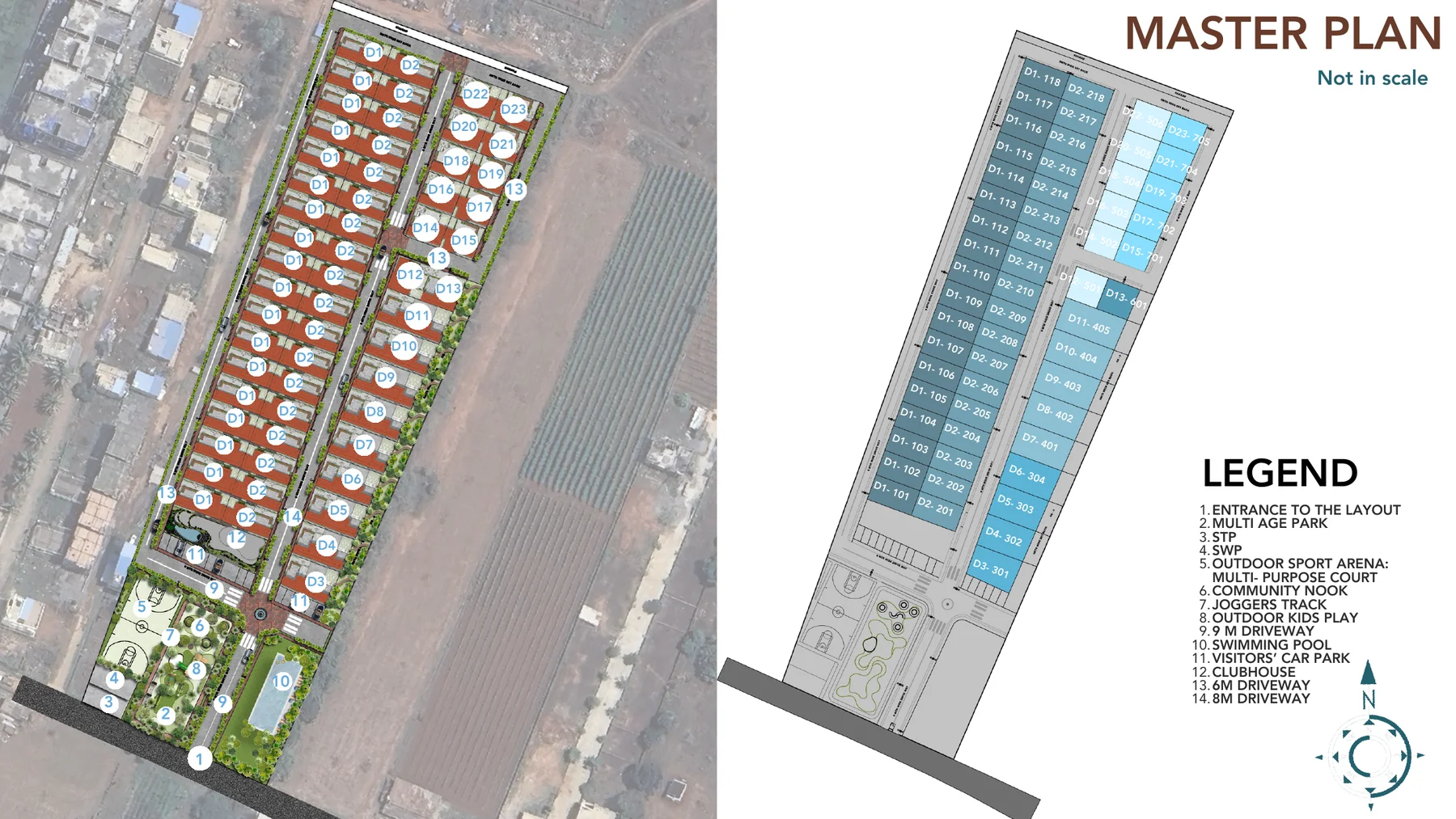 Bodhi Villas illustrative community master plan