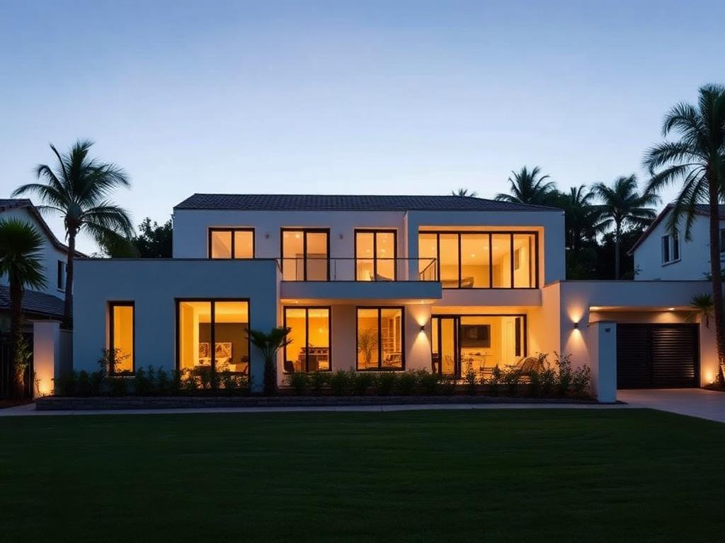 Illustrative visual of a modern independent villa